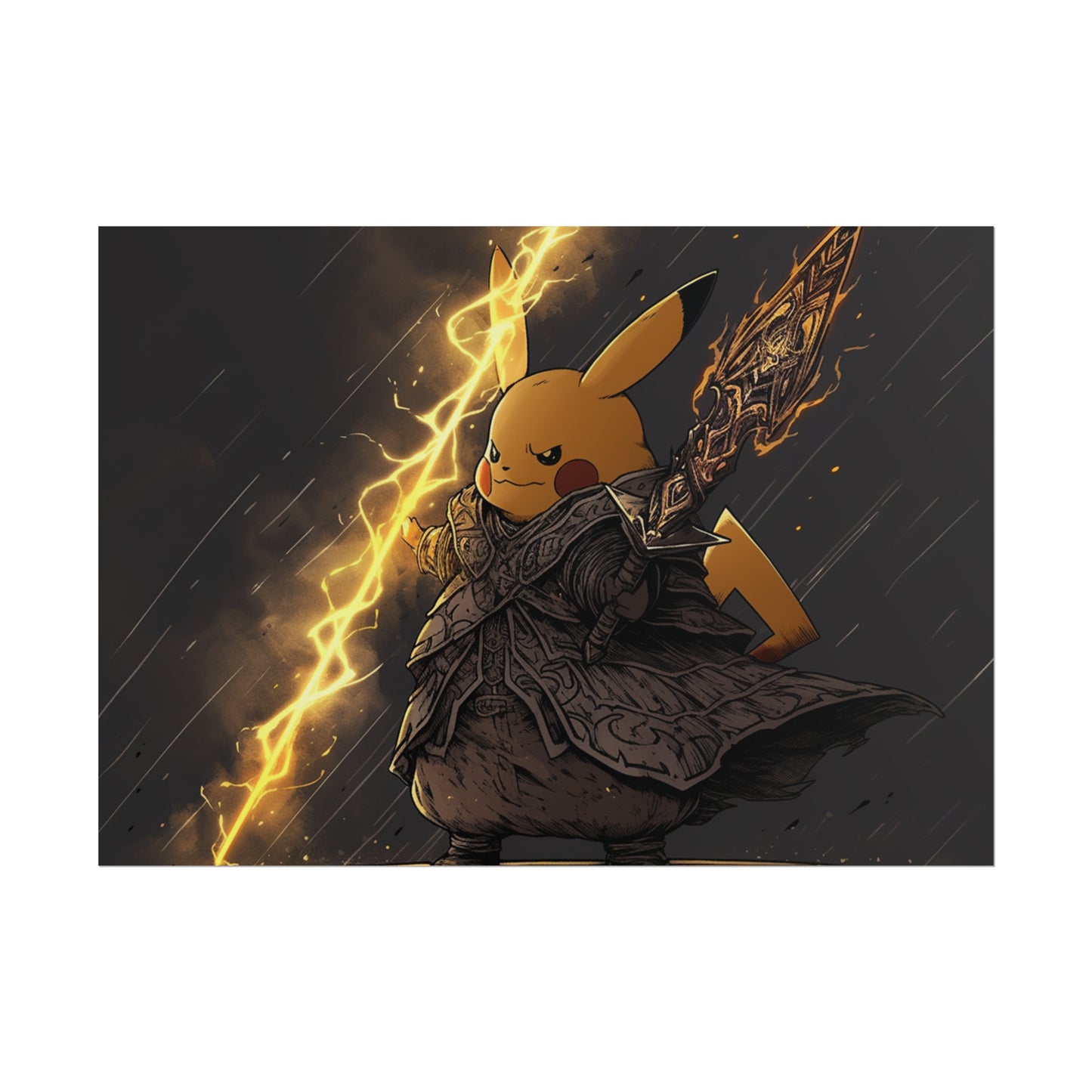 Lightning Emporer Pikachu Poster