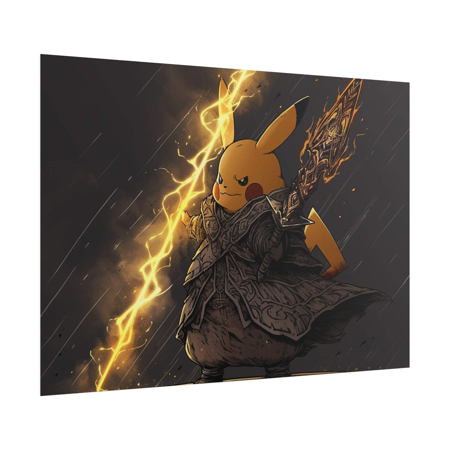 Lightning Emporer Pikachu Poster