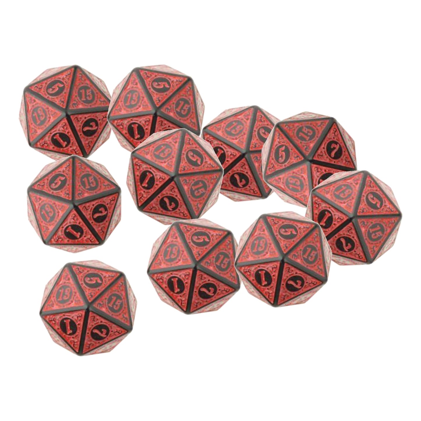 10 piece polyhedrol dice set